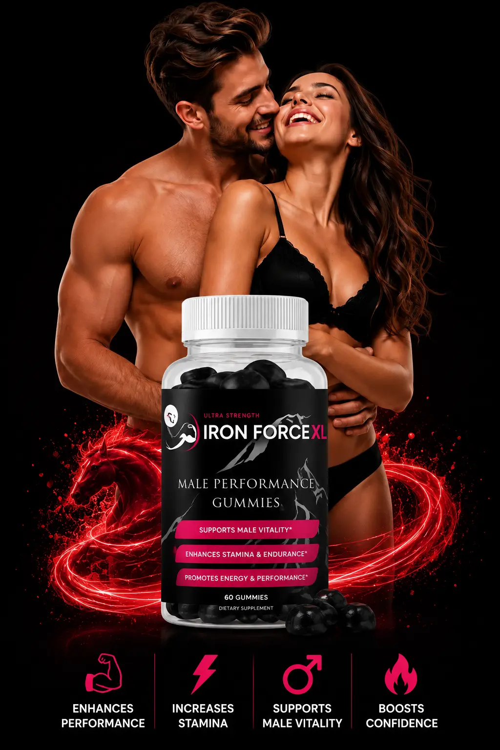 IronForceXL Premium Male Performance Gummies